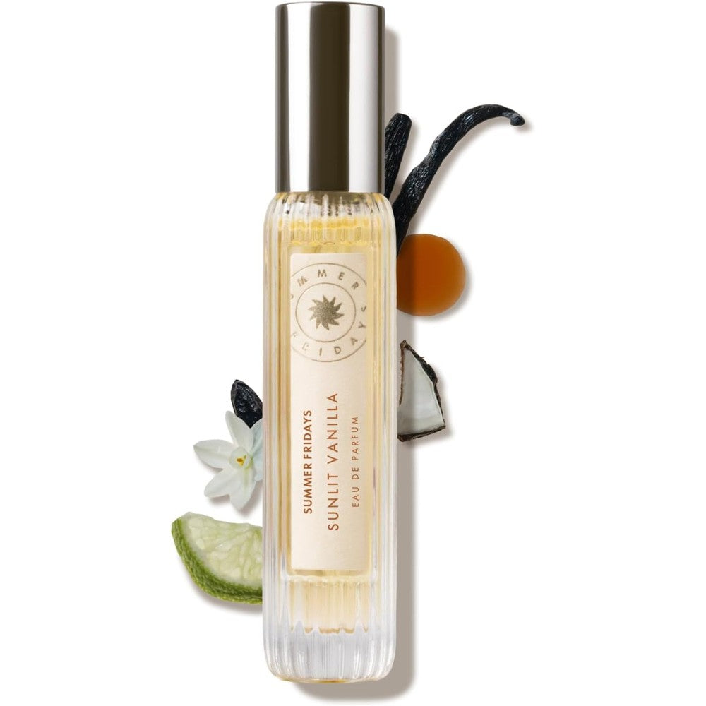 Summer Fridays Sunlit Vanilla Eau de Parfum ten milliliter bottle front view