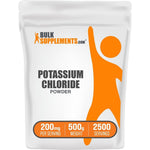 BulkSupplements Potassium Chloride Powder Unflavored Pure Potassium Supplement And Low Sodium Salt Substitute 500 Grams