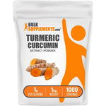 BulkSupplements Turmeric Extract Powder From Turmeric Root With 95 Percent Curcuminoids Gluten Free Dietary Supplement 1 Kilogram