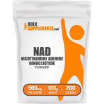 BulkSupplements Nicotinamide Adenine Dinucleotide NAD Powder Pure Gluten Free Cellular Energy Support Supplement 100 Grams