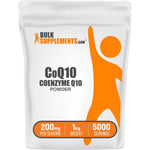 BulkSupplements Coenzyme Q10 Powder 200 Milligrams Per Serving Nutritional Supplement Gluten Free 1 Kilogram Pack Of 1