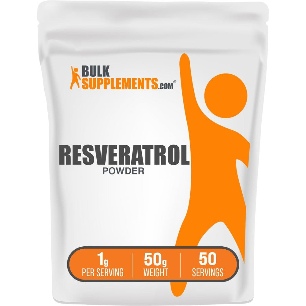 BulkSupplements Resveratrol Powder From Polygonum Cuspidatum Antioxidant Supplement 50 Grams