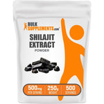 BulkSupplements Shilajit Extract Powder Fulvic Acid Supplement 500 Milligrams Per Serving 250 Grams Pack Of 1