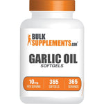 BulkSupplements Garlic Oil Softgels Aged Garlic Extract Supplement Odorless Formula 10 Milligrams 365 Count Pack Of 1