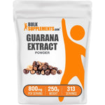 BulkSupplements Guarana Extract Powder Natural Caffeine Supplement From Guarana Seed Two Hundred And Fifty Grams