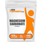 BulkSupplements Pure Magnesium Carbonate Micronized Powder For Muscle Recovery And Digestive Health Unflavored One Kilogram