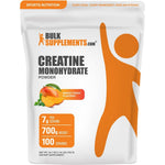 BulkSupplements Creatine Monohydrate Powder Micronized Mango Tango Flavor 7 Grams Per Serving 700 Grams