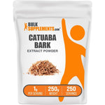 BulkSupplements.com Catuaba Bark Extract Powder Vegan Herbal Supplement For Energy And Mood Support 250 Grams