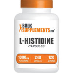 BulkSupplements.com L-Histidine Capsules Essential Amino Acid Supplement Gluten Free 1000mg Per Serving 240 Count