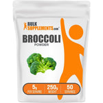 BulkSupplements Broccoli Powder Broccoli Floret And Stalk Powder Sulforaphane Supplement Vegan And Gluten Free 250 Grams Pack Of 1