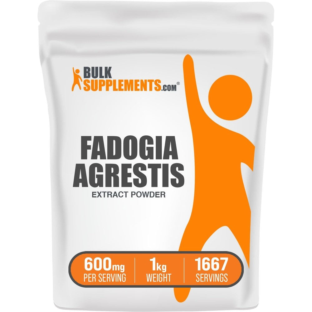 BulkSupplements Fadogia Agrestis Extract Powder 600 Milligram Per Serving For Energy And Stamina Support 1 Kilogram Pack