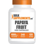 BulkSupplements Papaya Fruit Extract Capsules From Carica Papaya Herbal Supplement 1000 Milligrams 240 Count