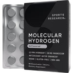 Sports Research Molecular Hydrogen Water Tablets Fast Dissolve Hydrogen Antioxidant Water Enhancer With Magnesium Unflavored 60 Servings