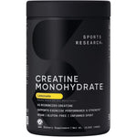Sports Research Micronized Creatine Monohydrate Powder For Lean Muscle Gain And Workout Recovery Lemonade Flavor Fifteen Point Eight Ounces