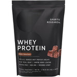 Sports Research Whey Protein Isolate Sports Nutrition Protein Powder 25 Grams Per Serving Dutch Chocolate 2.26 Pound Bag 25 Servings