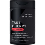 Sports Research Tart Cherry Concentrate Supplement From Montmorency Cherries For Muscle Recovery And Joint Health Sixty Liquid Softgels
