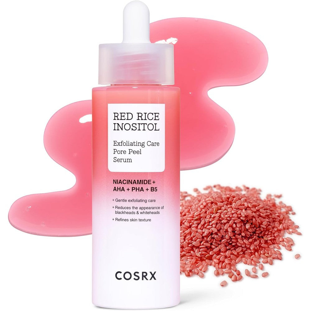 COSRX Red Rice Inositol Exfoliating Care Pore Wash Off Peel Serum For Gentle Blackhead Removal And Skin Refining 80 Milliliters