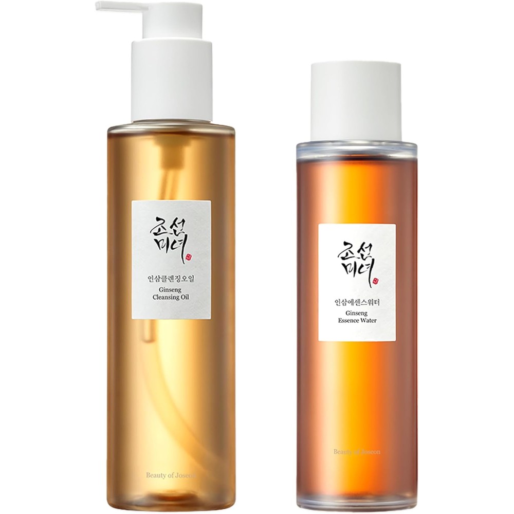 Beauty Of Joseon Ginseng Cleansing Oil 210 Milliliters And Ginseng Essence Water 150 Milliliters Korean Skincare Set