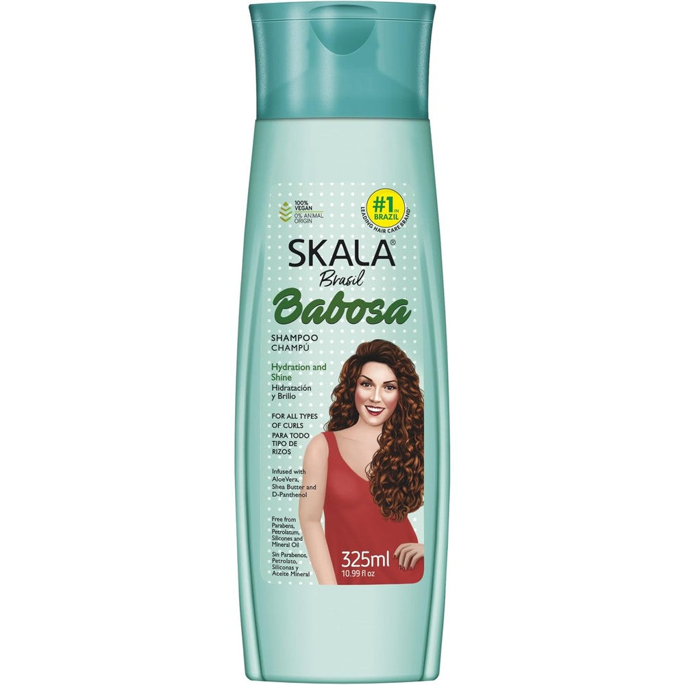 SKALA Expert Babosa Shampoo front view bottle for curly hair hydration