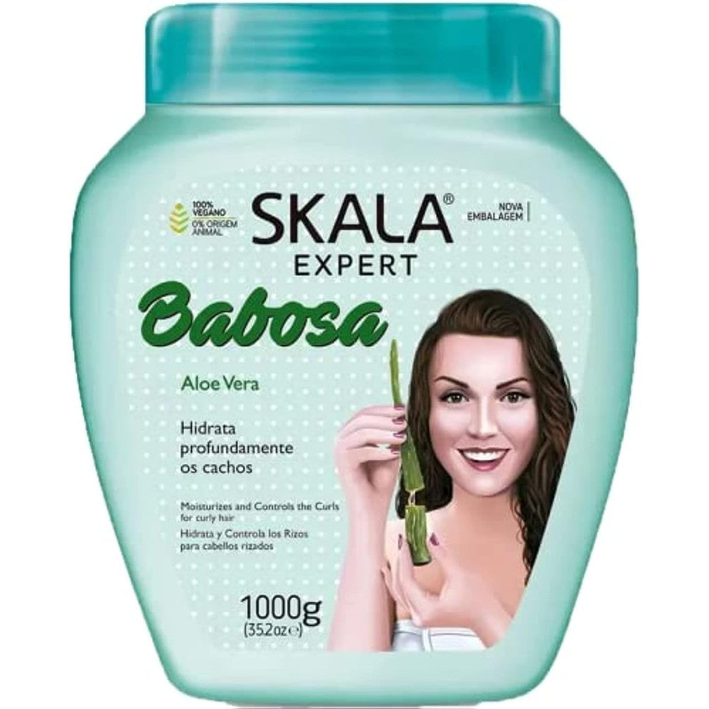 SKALA Expert Babosa HidroNutritivo Expert Aloe Hair Treatment Pack Deep Hydration Conditioning Cream With Aloe Vera And Shea Butter One Kilogram
