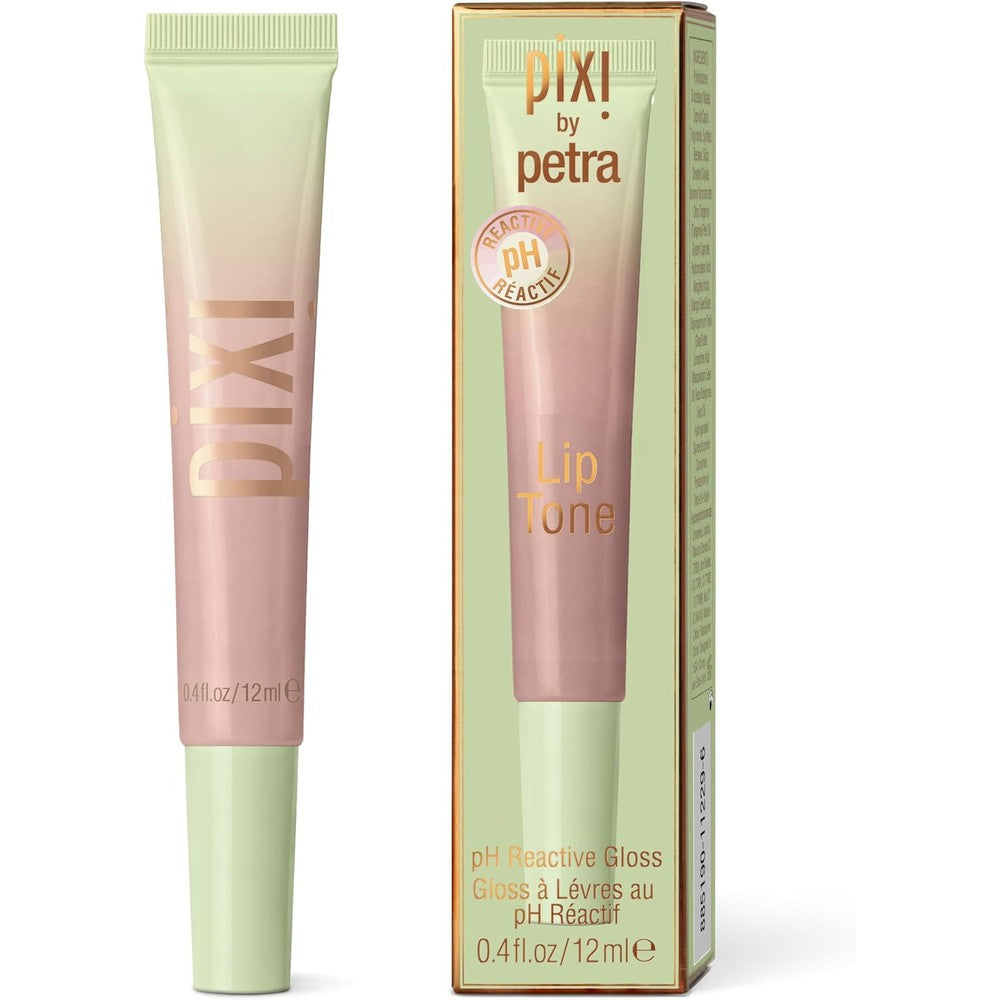 Pixi Beauty LipTone pH Reactive Lip Gloss In Naturalness Color Changing Tinted Lip Balm With Rosehip Oil And Shea Butter 0.4 Fluid Ounces