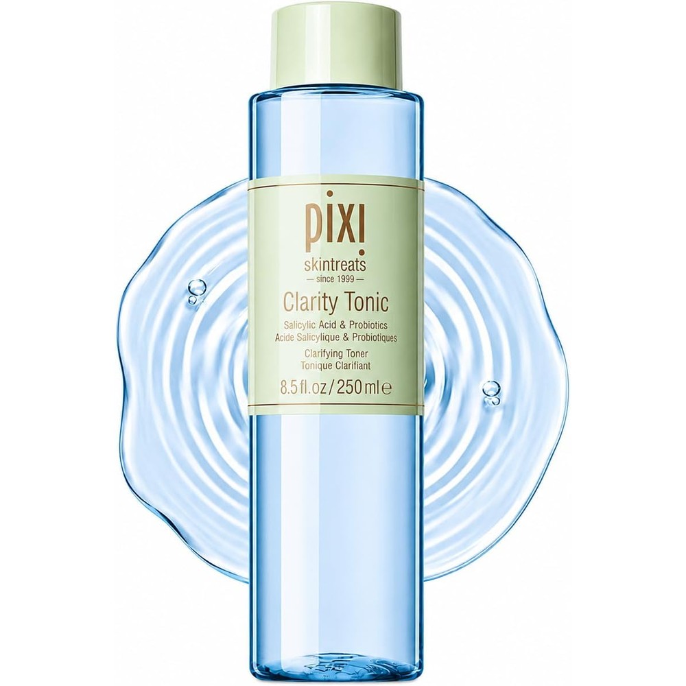 Pixi Beauty Clarity Tonic AHA And BHA Exfoliating Facial Toner For Minimizing Pores And Promoting Clear Complexion Variant 250 Milliliters