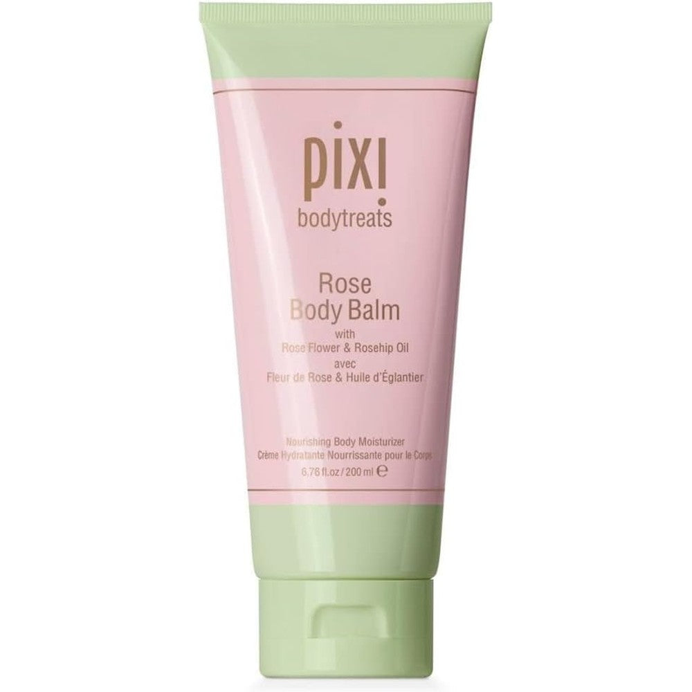 Pixi Rose Body Balm 200 milliliter tube front view skincare product