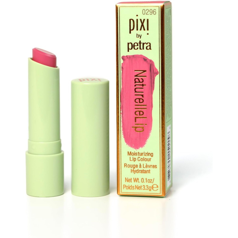 Pixi Beauty Naturelle Lip Moisturizing Lipstick In Raspberry Shade With Sunflower Oil And Jojoba Seed Oil For A Demi-Matte Finish