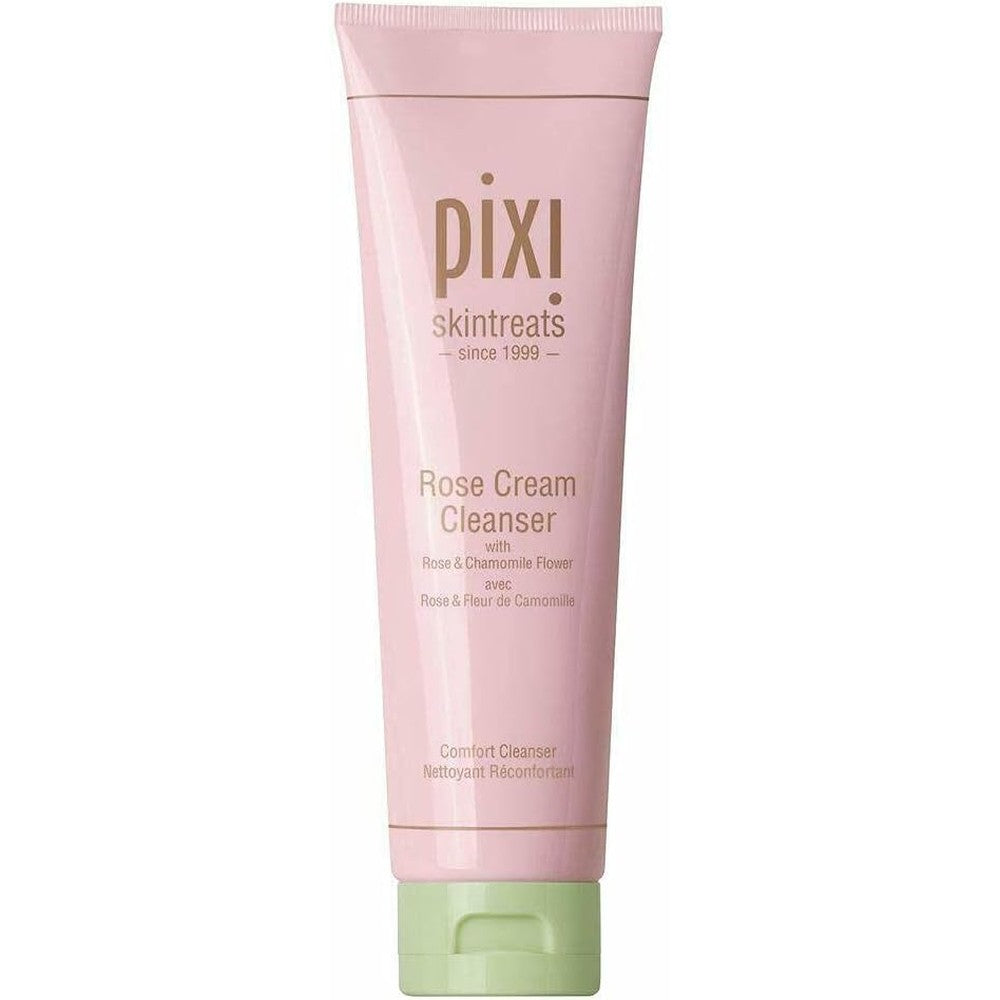 Pixi Beauty Rose Cream Cleanser 135ml front view for sensitive skin