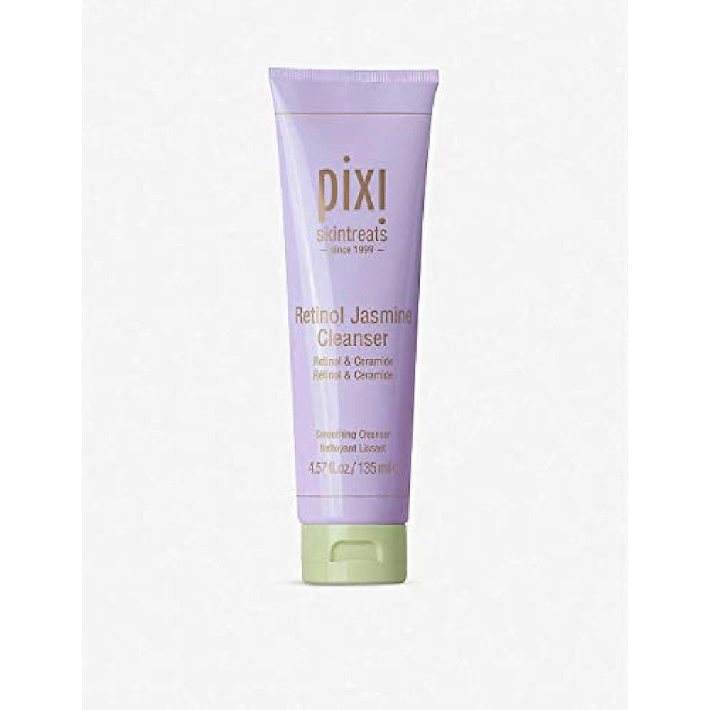 Pixi Skintreats Retinol Jasmine Cleanser Creamy Moisturizing Face Wash Enriched With Vitamin A And Ceramides 4.57 Fluid Ounces