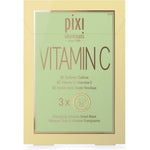 Pixi Beauty Vitamin-C Energizing Infusion Sheet Mask For Brightening And Hydrating Face Pack Of Three Microfiber Masks Twenty Three Grams Each