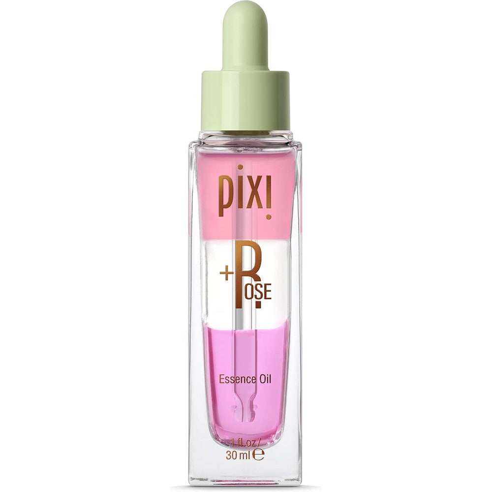 Pixi Beauty Plus Rose Essence Oil Tri Phase Nourishing Face Oil Revitalizes Skin And Preps For Flawless Makeup Application 1.00 Fluid Ounce
