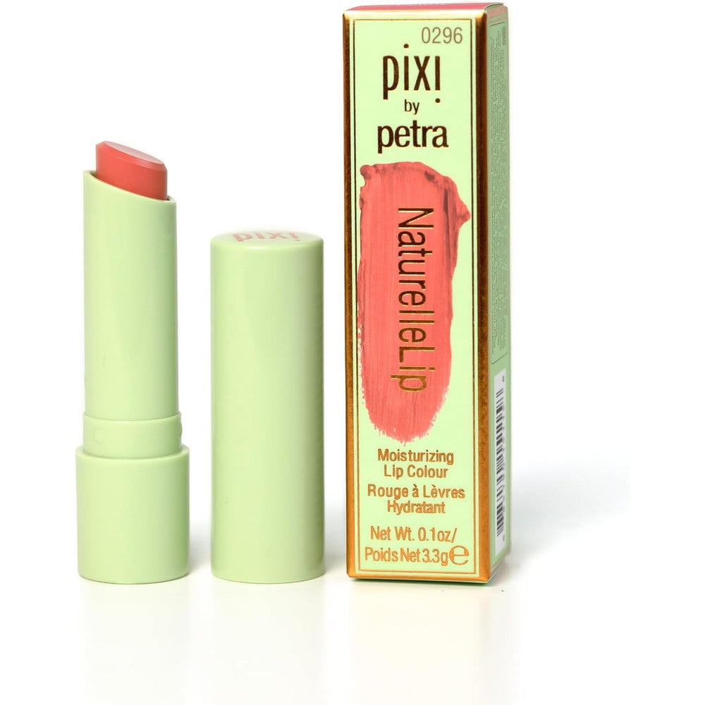 Pixi NaturelleLip Hydrating Demi-Matte Lipstick With Sunflower Oil And Jojoba Seed Oil In Shade Poppy 3.4 Grams
