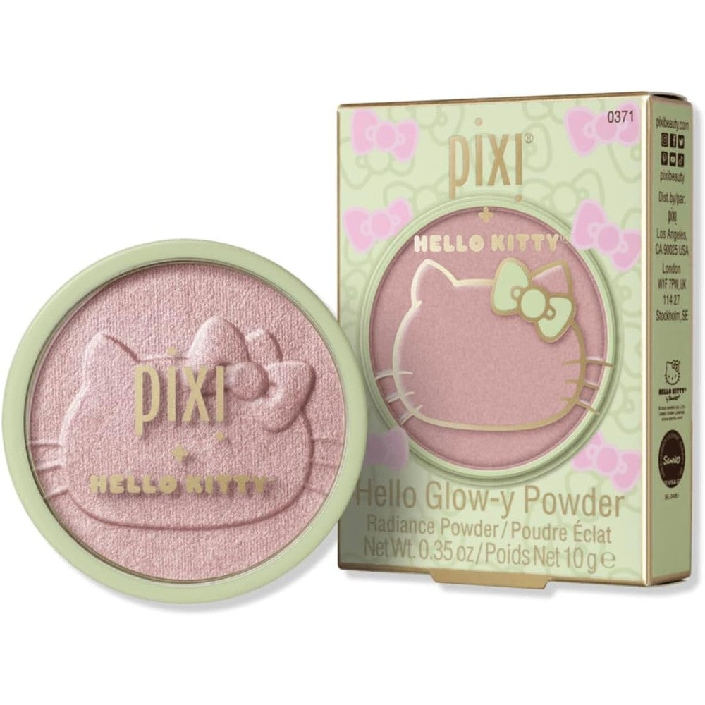 Pixi Plus Hello Kitty Hello Glow-y Powder Illuminating Blusher And Highlighter Friendly Blush 10 Grams