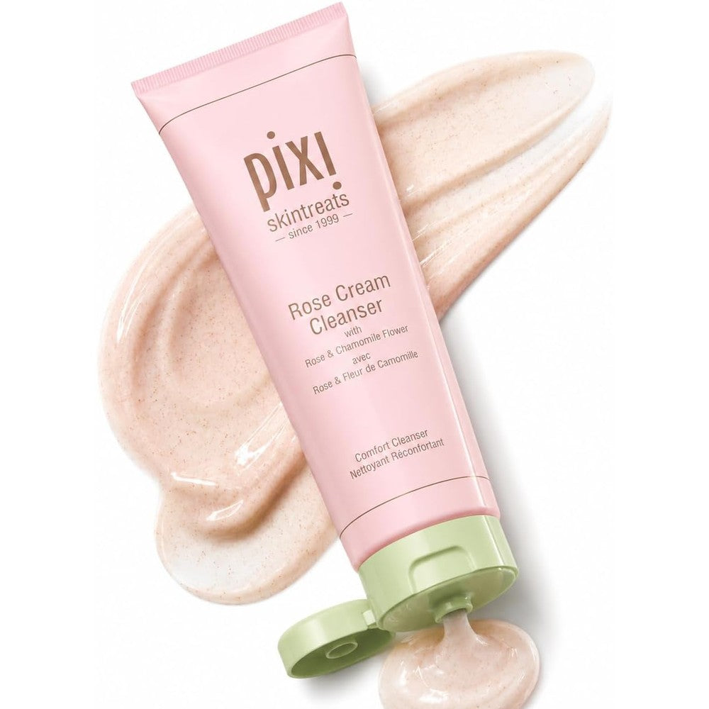 Pixi Beauty Rose Cream Cleanser front view tube packaging