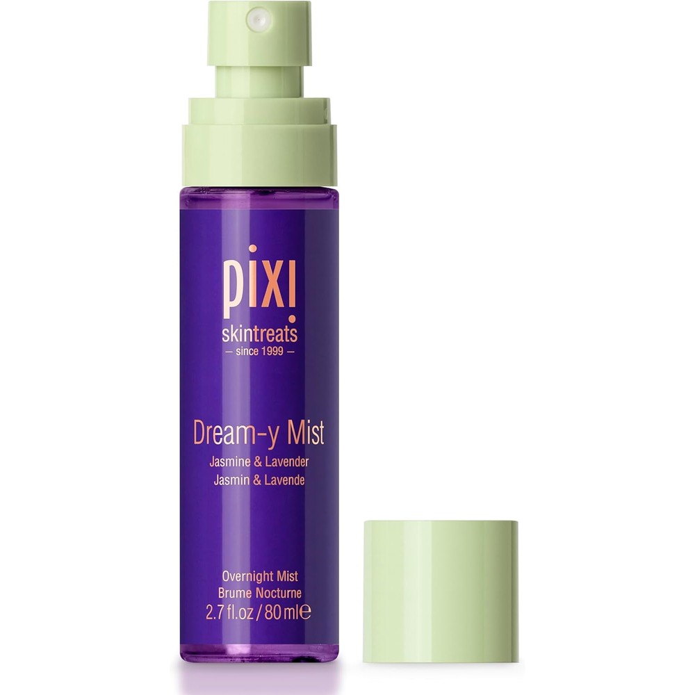 Pixi Beauty Dream-y Mist Elixir Facial Mist Sleep Enhancing Aromatherapy Elixir With Jasmine Lavender And Chamomile For Skin Hydration 80 Milliliters