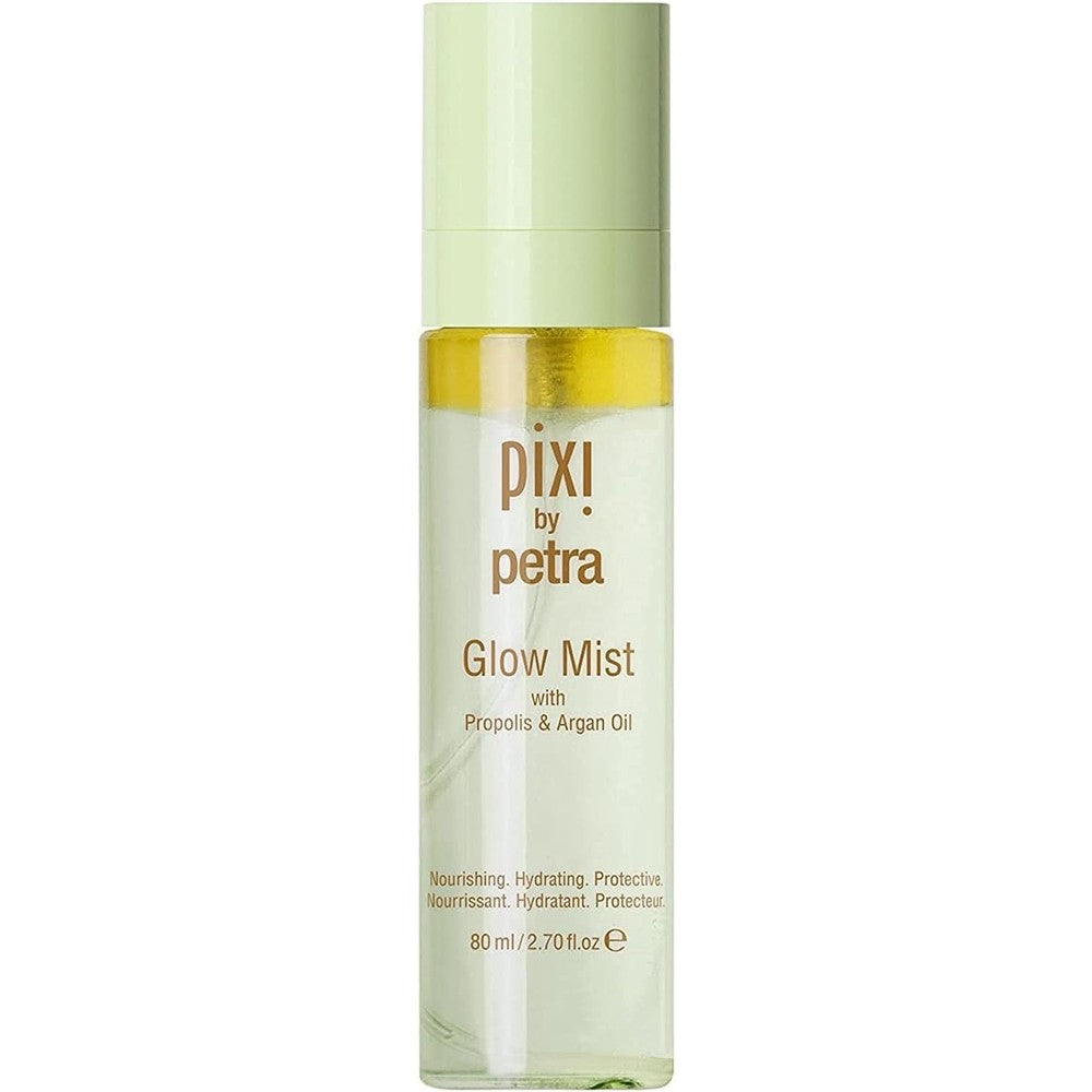 Pixi Beauty Glow Mist All Over Hydrating Spray For Luminous Complexion Set And Refresh Makeup With Natural Oils Two Point Seven Zero Fluid Ounces