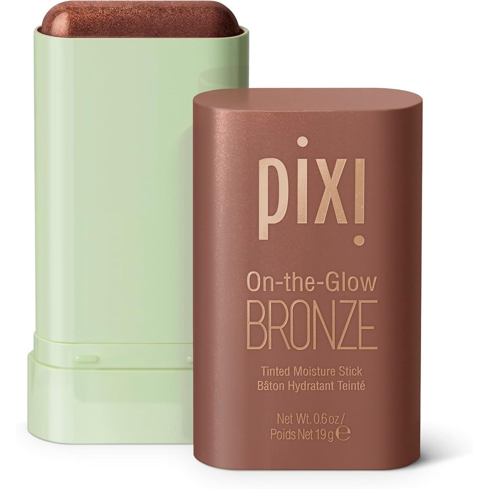 Pixi On-The-Glow Bronze BeachGlow Hydrating Tinted Moisture Bronzer Stick 19 Grams For Cheeks And Lips