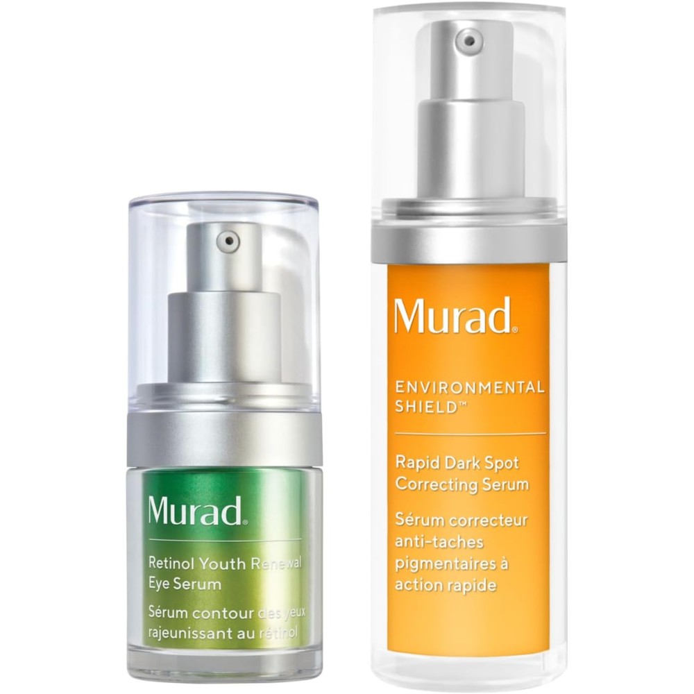 Murad Bright Eyed And Spotless Combo Set Containing Retinol Youth Renewal Eye Serum Half Fluid Ounce And Rapid Dark Spot Correcting Serum One Fluid...
