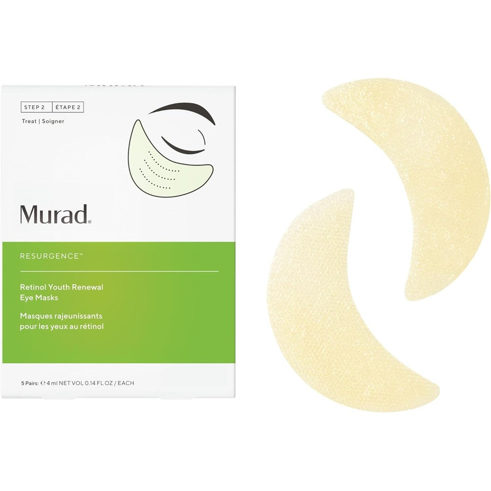Murad Retinol Youth Renewal Eye Masks With Blue Agave And Passionfruit 5 Pairs