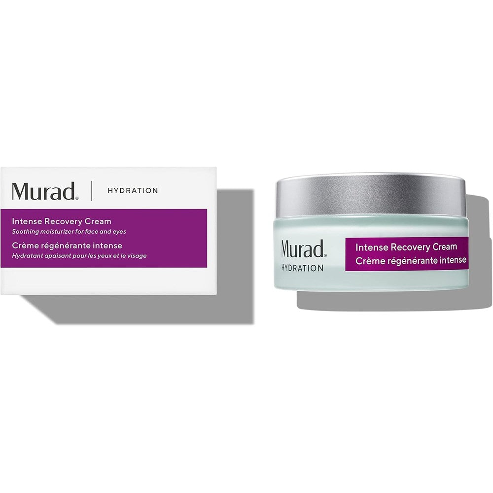 Murad Intense Recovery Cream Hydration Deeply Moisturizes Severely Dry And Stressed Skin For Face And Eyes 1.7 Fluid Ounce