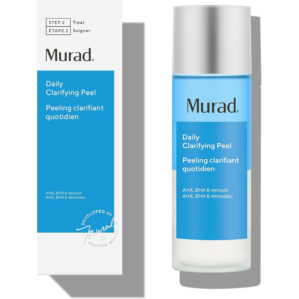 Murad Daily Clarifying Peel With Retinoid, Salicylic Acid, And Glycolic Acid For Smooth Refined Skin, 3.2 Fluid Ounce