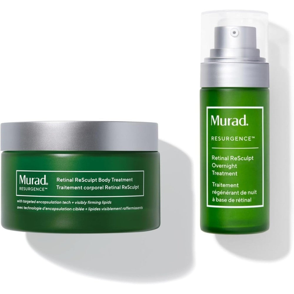 Murad Retinal Body And Night Treatment Combo Pack For Crepey Skin Cellulite Wrinkles And Stretch Marks Set Of Two