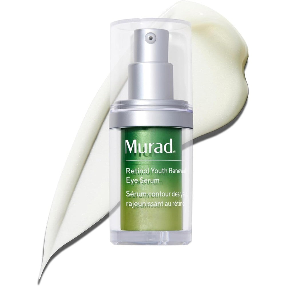 Murad Retinol Youth Renewal Eye Serum Visibly Reduces Dark Circles Puffiness And Fine Lines For All Skin Types 0.5 Fluid Ounce