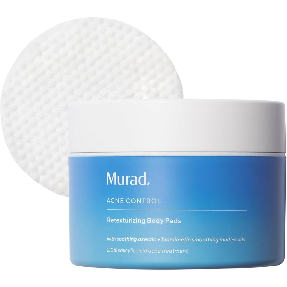 Murad Retexturizing Body Pads Acne Fighting Exfoliating Treatment With Salicylic Acid And Glycolic Acid For Smooth Skin Forty Five Pads