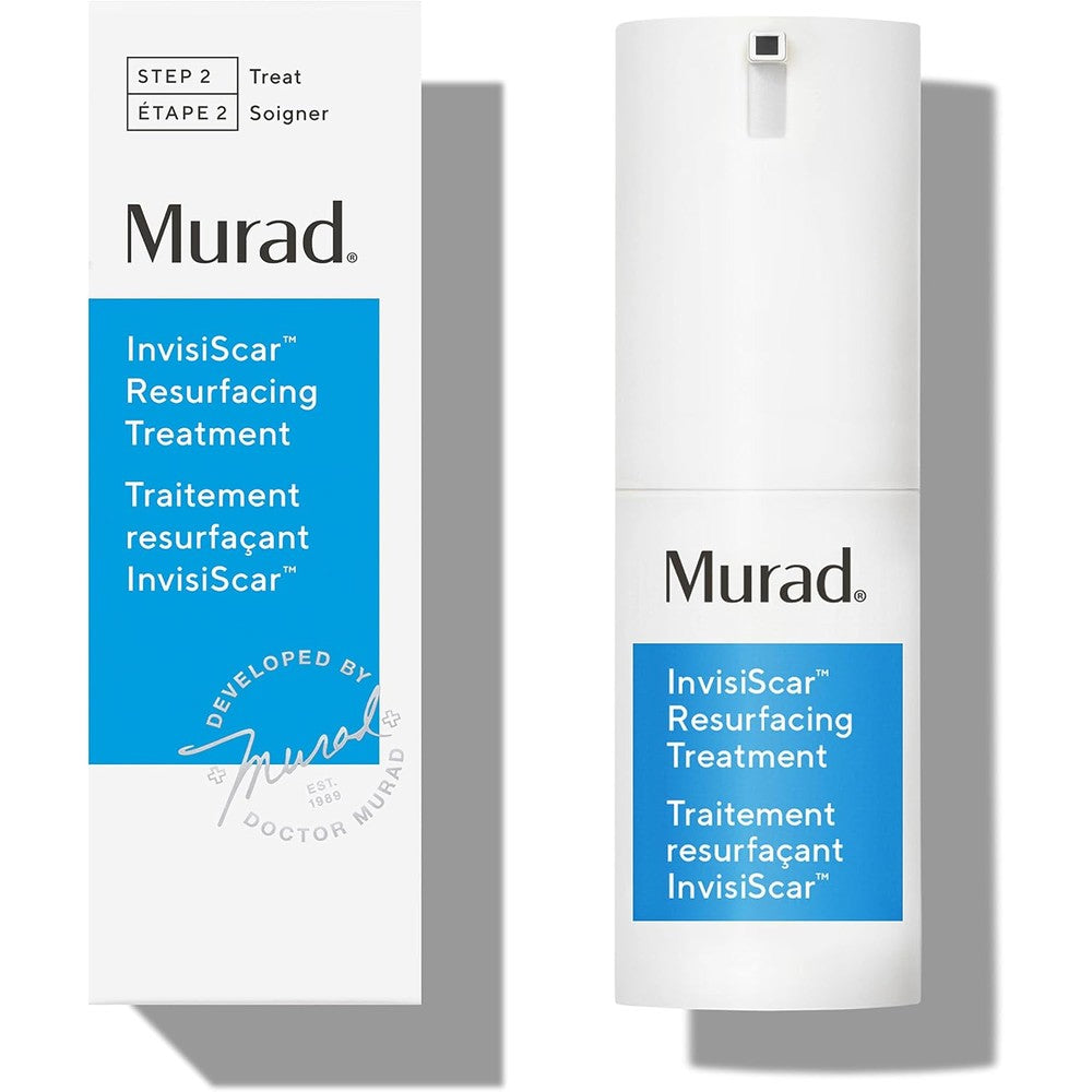 Murad InvisiScar Resurfacing Treatment Acne Scar Solution With Vitamin C Salicylic Acid And Centella Asiatica 0.5 Fluid Ounce