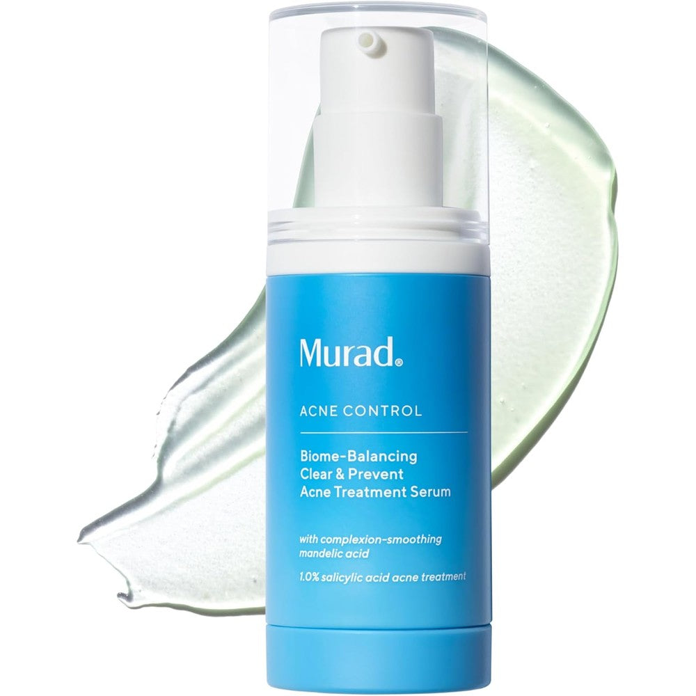 Murad Biome-Balancing Acne Treatment Clear And Prevent Salicylic Mandelic And Glutamic Acid Serum For Clearing Breakouts 1.0 Fluid Ounce