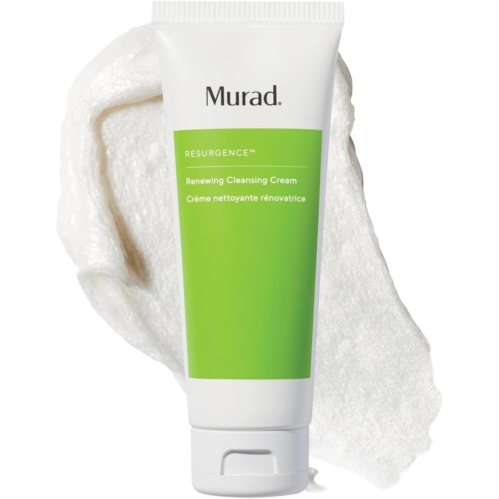 Murad Resurgence Renewing Cleansing Cream Age Defying Gentle Face Wash With Lactic Acid And Vitamin E 6.75 Fluid Ounce