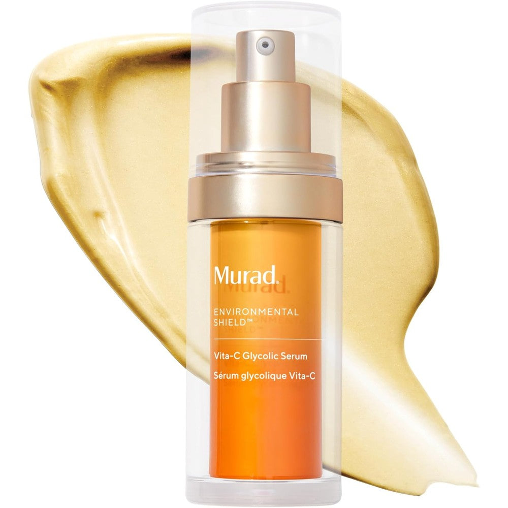 Murad Vita-C Glycolic Serum Advanced Brightening Vitamin C And Glycolic Acid Face Serum For Improved Skin Tone And Texture 30 Milliliters