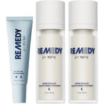 Remedy Science Dr. Shah's Dermatologist Bundle Two Remedy For Healthy Aging Serums One Fluid Ounce And One Remedy For Dry Lips Zero Point Three Thr...